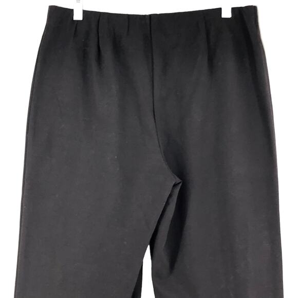 J Jill Womens Size M Pants Ponte Knit Slim Leg Seamed Tapered Stretch Brown - Picture 6 of 13